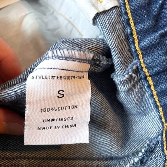 NWT Three Bird Nest Magnolia Patchwork Flare Wide Leg Jeans Size Small - Picture 12 of 16